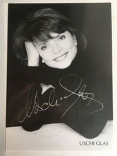 Uschi Glas Autogrammkarte Autogramm Foto Signiert Model