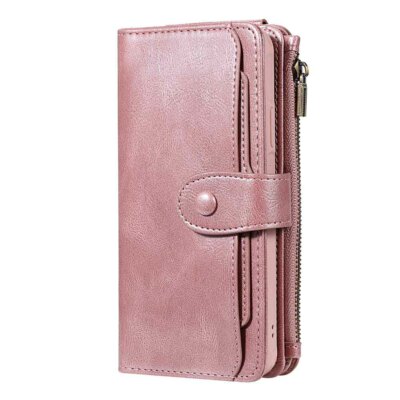 For Samsung S20 S10 S9 Note 10 Plus Magnetic Removable Leather Wallet Case Cover