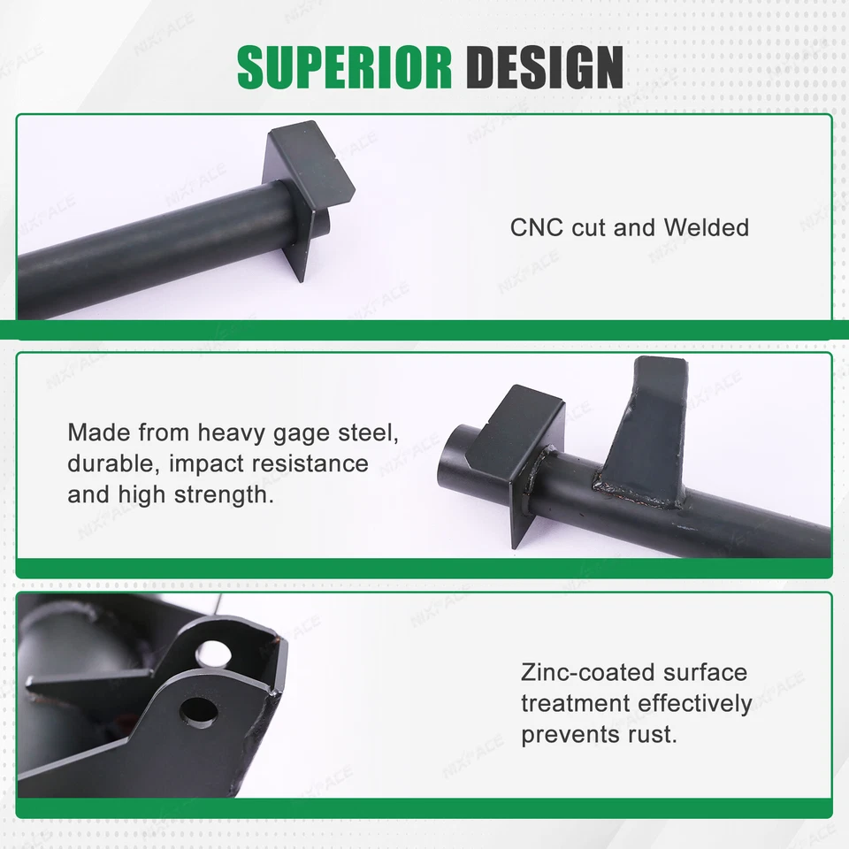 Soporte de tanque delantero, trasero, montaje de amortiguador para 99-06 Chevy Silverado/GMC Sierra 1500 Foto 3 de 4