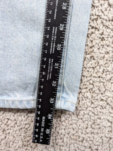 Vintage Mom Jeans High Waist Faded Light Blue Lee Women's Size 28x33.5 Tag Faded - Picture 3 of 7