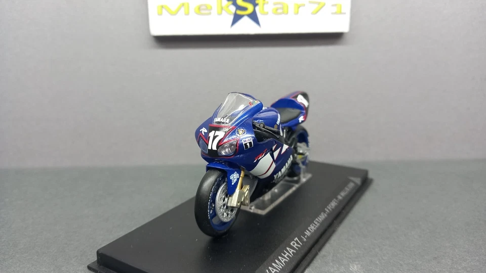 1/24 IXO Modellino Moto Lotto Come Ricambio Honda Yamaha Suzuki Aprilia - Immagine 4 di 4