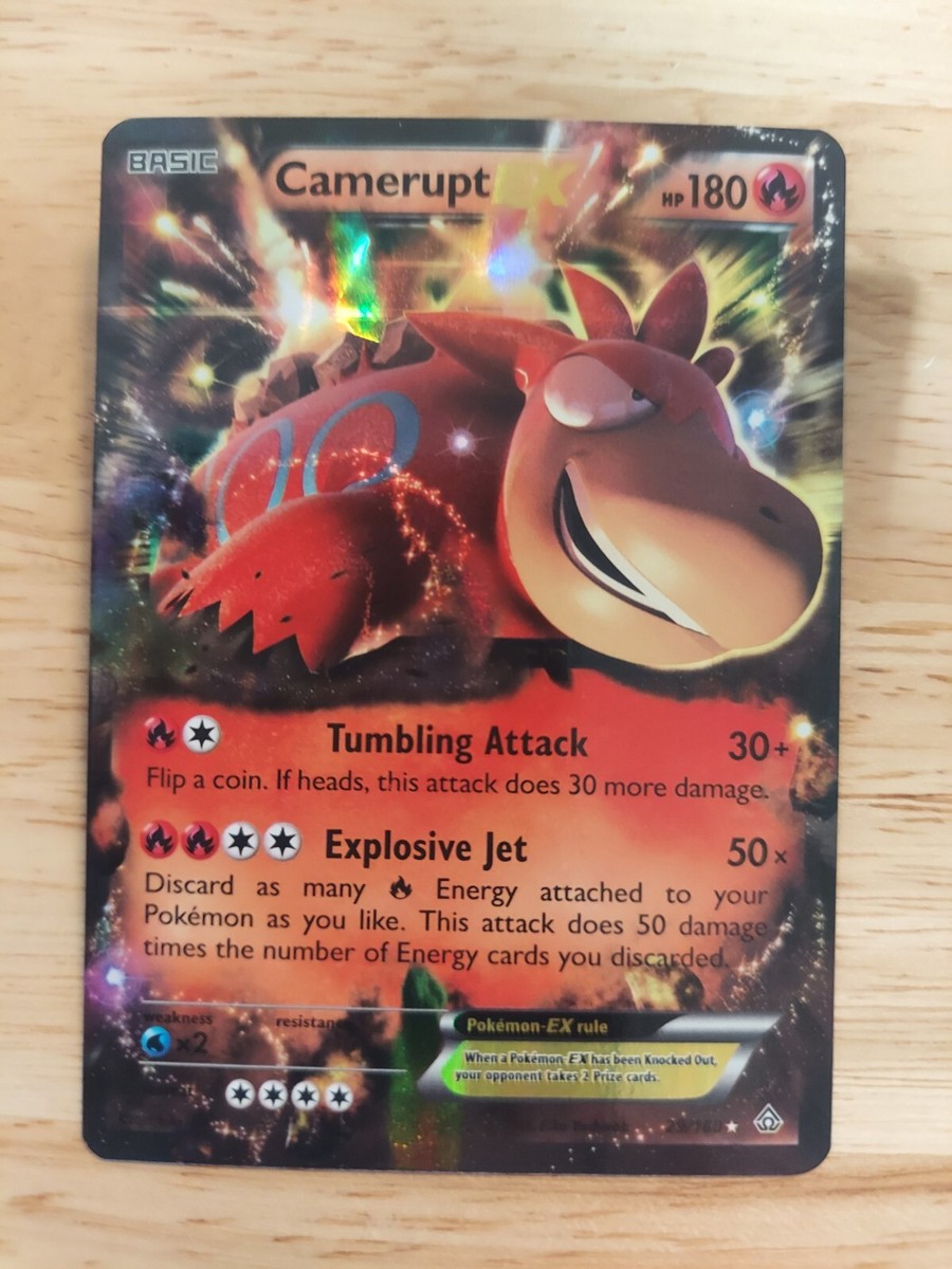 Camerupt EX 29/160 Primal Clash NM Ultra Rare Pokemon Card