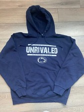 Jerzees Navy Blue Penn State University Pullover Sweatshirt Hoodie Men  s Medium