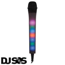 Lightweight Portable Black Mr Entertainer Dynamic Microphone With Led Lights