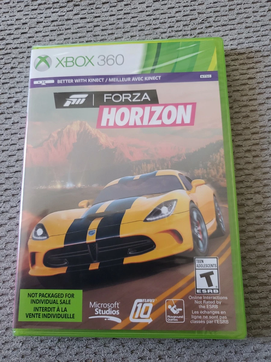 Factory Sealed Forza Horizon XBOX 360 Not For Resale Individual Sale