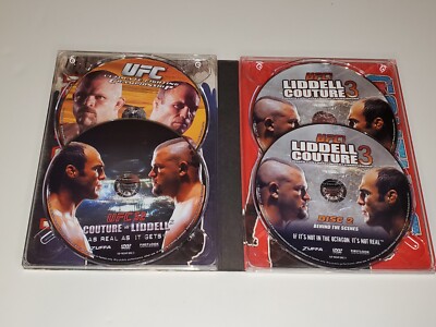 UFC DVDまとめ売り&チャンピオンベルトセット おまけ付き Vintage 2007 UFC 43 52 57 Chuck Liddell Randy Couture Trilogy 4