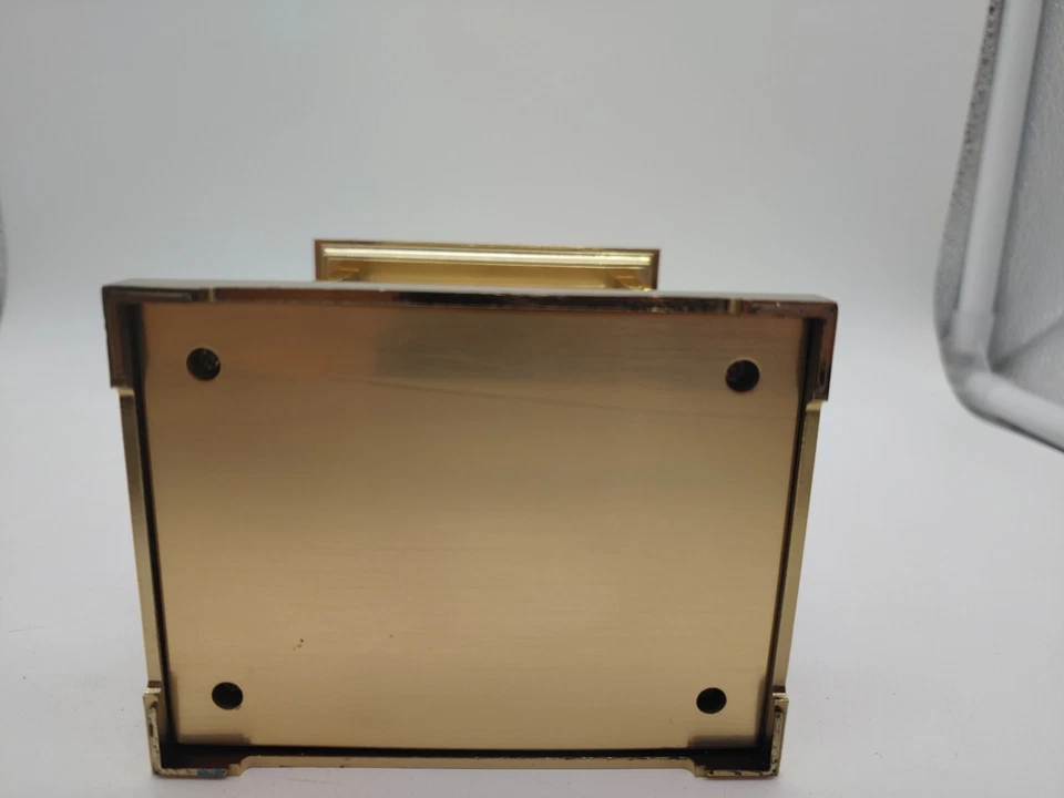 BULOVA SMALL CARRIAGE STYLE CLOCK GOLD B1321 - Image 3 of 4