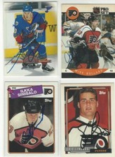  1996-97 Be A Player Autographs #189 Kjell Samuelsson Card Philadelphia