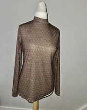v by very turtle neck womens long sleeved top BNWT size 12 sealed in pack