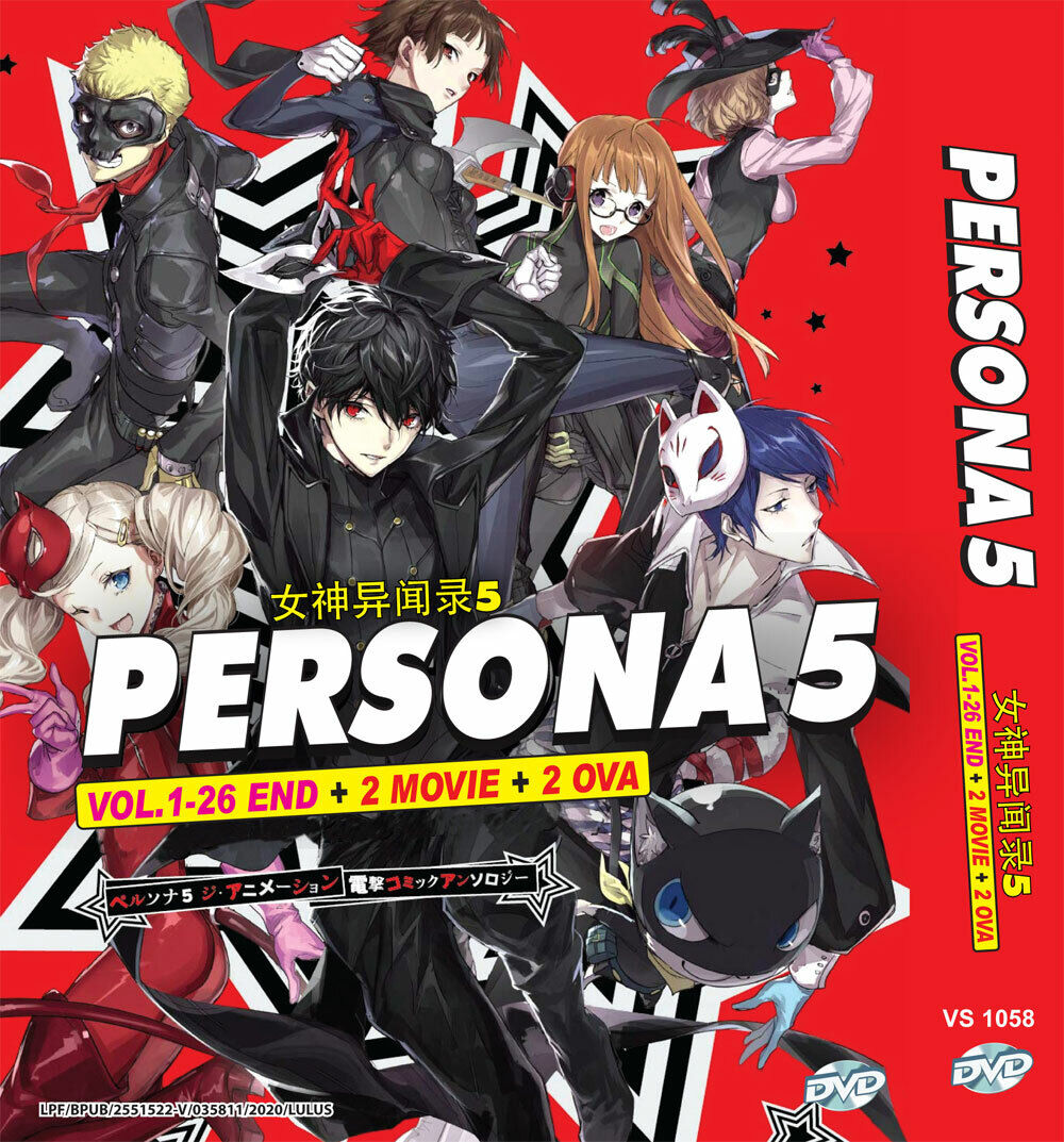 DVD ANIME PERSONA 5 THE ANIMATION VOL.1-26 END+ 2 MOVIE + 2 DVD ANIME PERSONA 5 THE ANIMATION VOL.1-26 END+ 2 MOVIE + 2