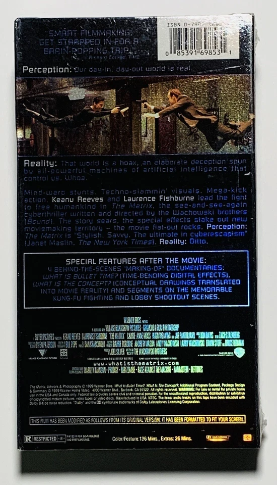VHS: 1999 - THE MATRIX - Collector's Edition - Sealed - Image 2 of 4