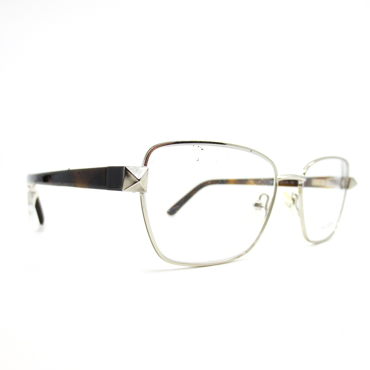 メガネ Valentino V2124 721 Luxury Classic l Frame Valentino Eyeglasses Light Gold V2124-721 Square 53-16-135