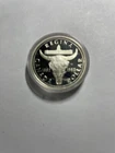 Canadian silver dollar in Case