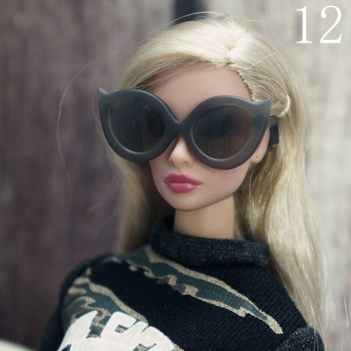 Kunststoff Sonnenbrille für 11,5" Mädchen Puppenbrille für Jungen Puppen 1/6 Zubehör - Bild 10 von 45