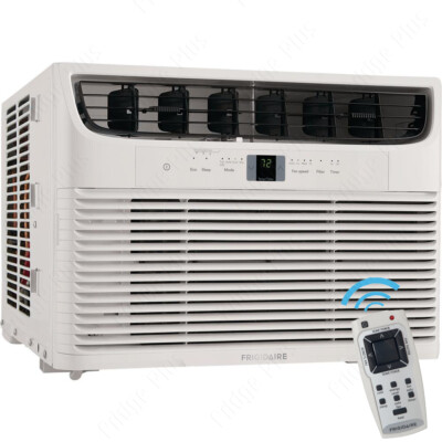 Frigidaire 12000 BTU Window Air Conditioner, 550 SqFt Home 115V Room Unit Remote