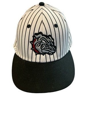 Gonzaga Bulldogs Pin Striped Fitted Hat 