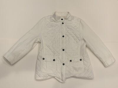 BASLER Women's Quilted Jacket - Size M - White