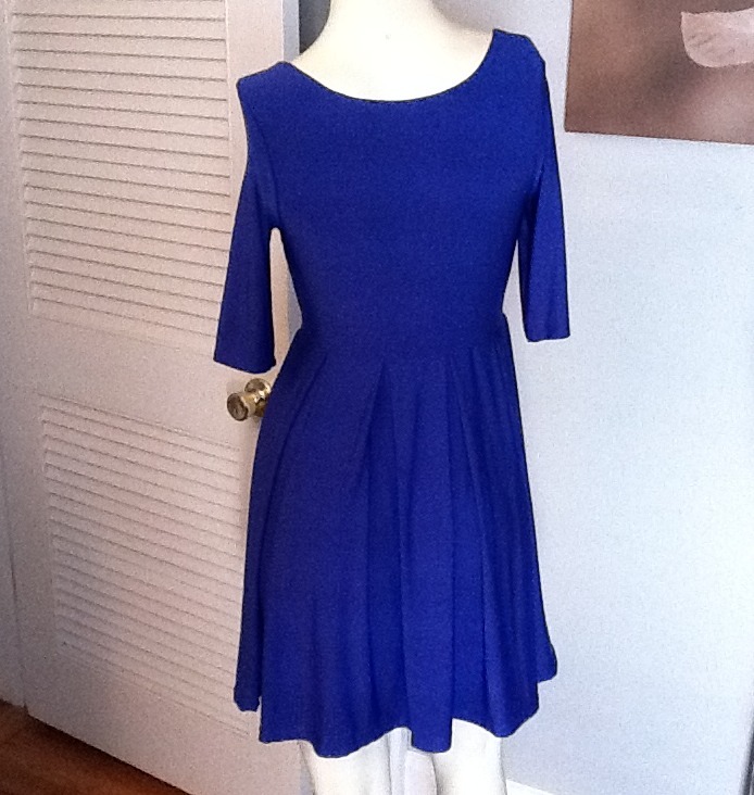 judith march blue dress VICTORY LAP BLUE DRESS LARGE