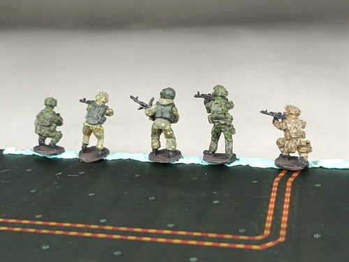 Modelo de 5 figuras Wagner rusas construidas y pintadas 1/72 - Imagen 7 de 9