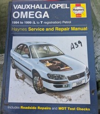 Haynes workshop manual Vauxhall & Opel Omega petrol 1994 to 99 A39