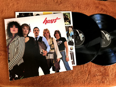 Heart 2 LP 1980 greatest hits/live double album original