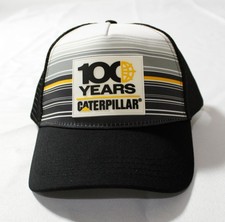 Caterpillar Unisex Adult's 100 Years Anniversary Trucker Hat WR4 Black One Size