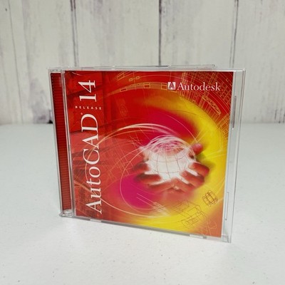 Autodesk AutoCAD Release 14 Software 1-CD Serial # & CD Key Included