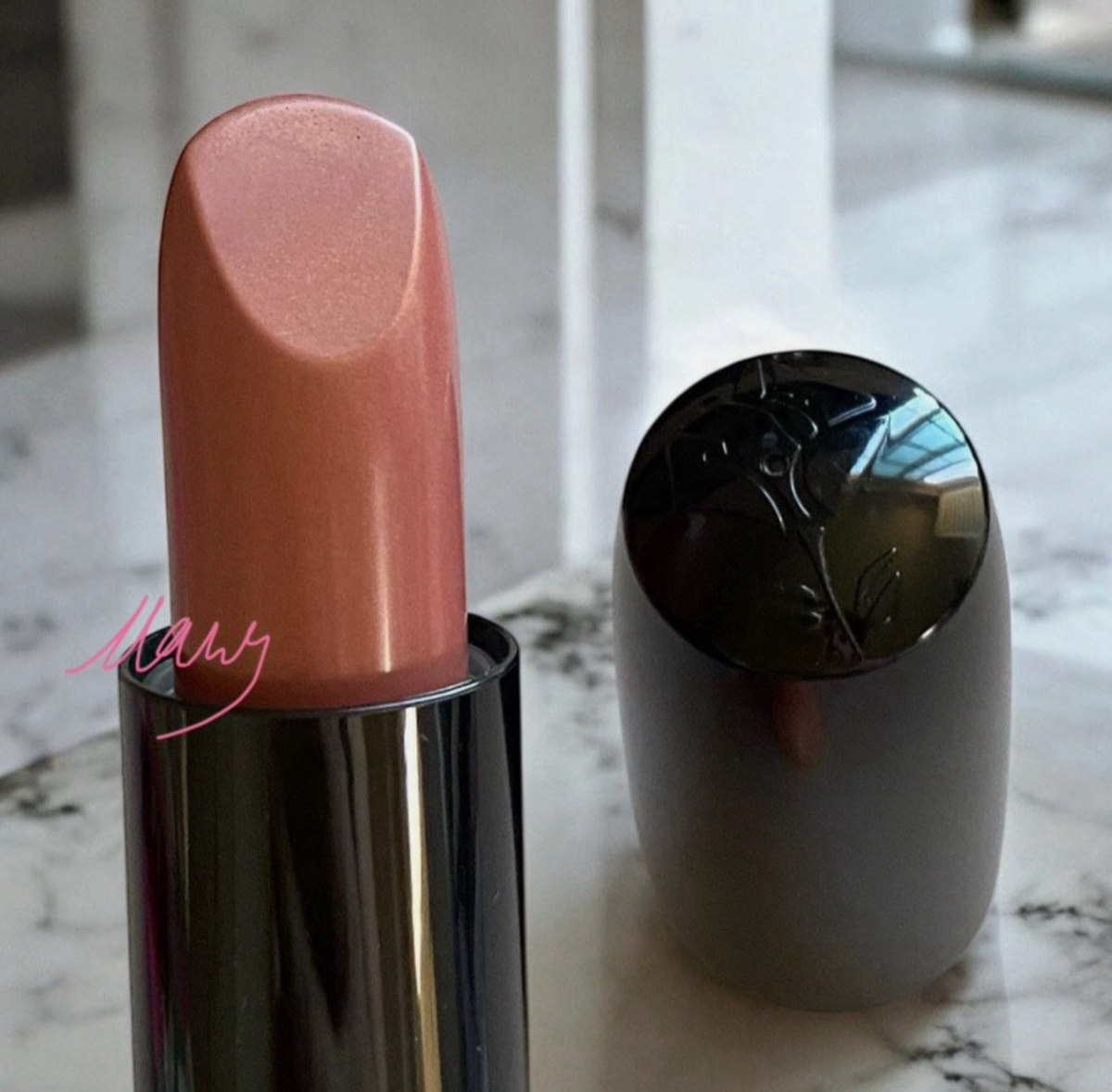 New Lancome Color Design Lipstick #124 Haute Nude Cream .14 Oz