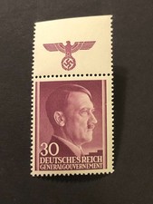 GERMANY POLAND 1941 HITLER w. Eagle+SW. WWII-GERMAN OCC 30 Rpf. MNH /b13 #226