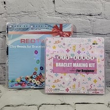 Clay Beads Bracelet Jewelry Making Kits Lot Of 2 Hobby Crafts New Sealed