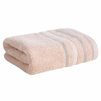 GäStetuch Handtuch Seiftuch Badetuch Baumwolle 50X90 Rosa HandtüCher Gestreift