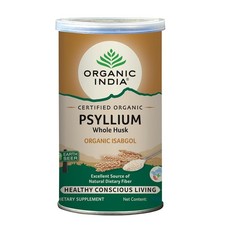 Organic India Isabgol Psyllium Husk supports digestion with natural fiber I 100g