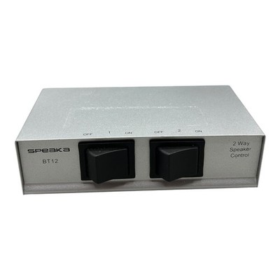 Speaka BT12 2 Way Speaker Control Audio Input Control Schaltpult Umschaltbox
