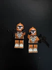 LEGO Star Wars Stormtrooper Minifigure Orange x2
