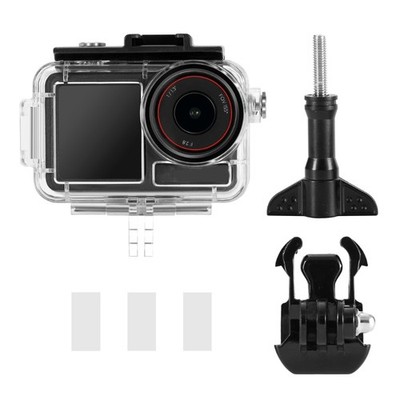 Secure Locking Underwater Housing For Action Camera Supports Quite Clear Videos