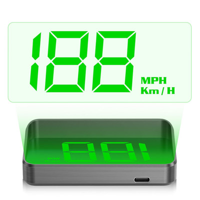 Tachometer Geschwindigkeitsmesser Digital Projektor GPS USB 1 Stück, HUD M2 KM H