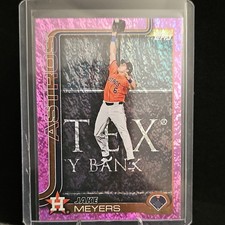 Topps 2024 Series Two Jake Meyers Houston Astros #621 Pink Holo Foil