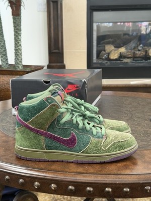 Nike SB Dunk High VERY RARE SKUNK HUF UNKLE HEAT GRAIL SIZE 10 AUTOGRAPHED