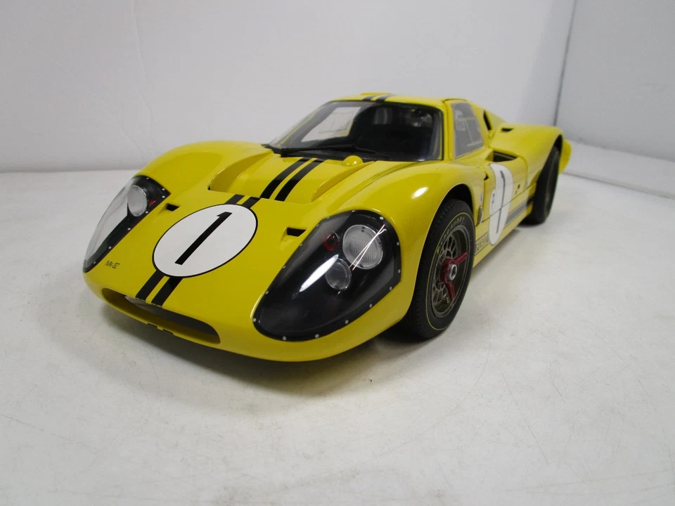 GMP 1/12 YELLOW 1967 #1 FORD GT40 MK IV NICE **ISSUE** NO BOX READ DESCIPTION - Image 2 of 4
