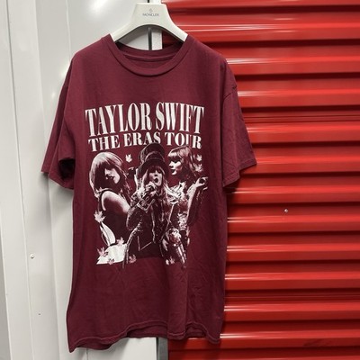 Taylor Swift The Eras Tour Maroon Wine T-Shirt Official (From Concert) Merch
