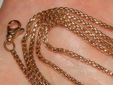 18K YELLOW GOLD DAVID YURMAN 1.7 MM BOX CHAIN...
