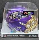 Ray Lewis - Ravens Autographed Mini Helmet w/ SCHWARTZ SPORTS MEMORABILLA COA