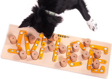 MICE - Cat and Dog Treat Puzzle, Interactive Wooden Toy for Cats and Dogs - Puzz