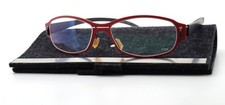 MARKUS T Glasses M3 M312 High-Tech TMi Red Black + Magnetic Felt Case GERMANY