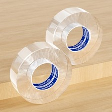 ZOMPAGO Clear Soft Corner Protectors Furniture Strip, 0.8"x9.84FT, 2 Rolls