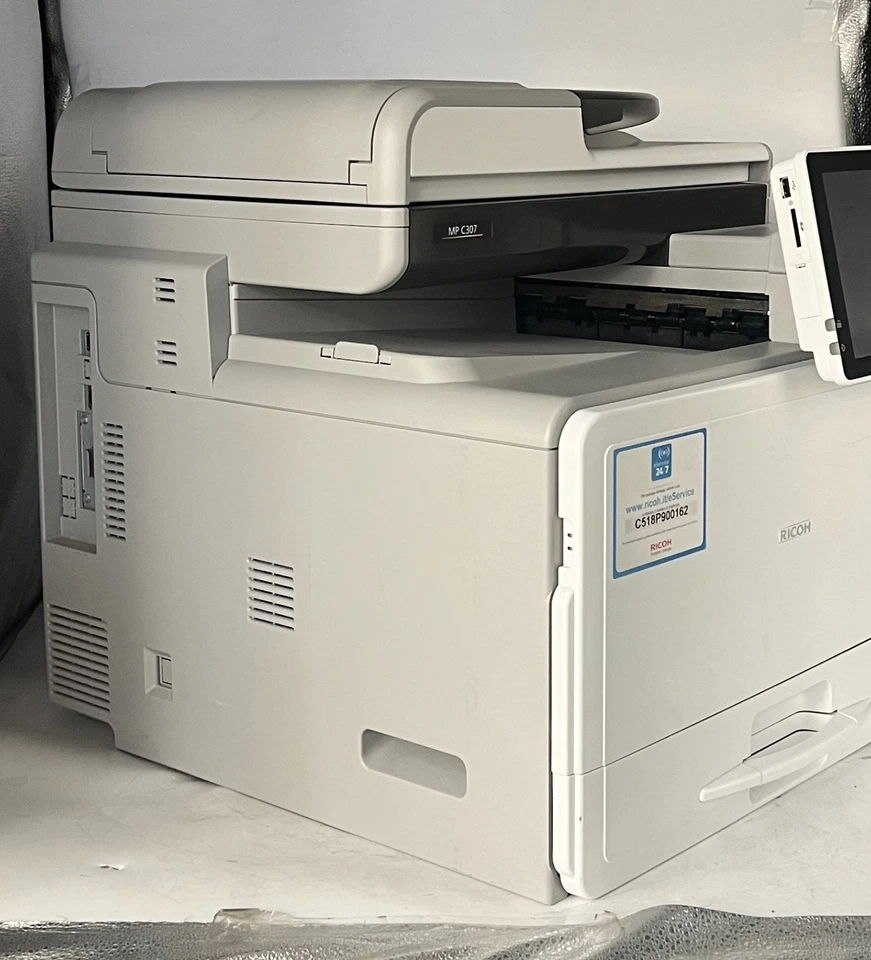 RICOH MP C307 - Stampante A4 Multifunzione Color  Wi-Fi  con TONER ORIGINALI - Immagine 4 di 4