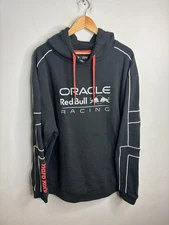 Oracle Red Bull Racing Hoodie Mens XX Large Black Formula 1 Hard Rock Sweatshirt