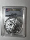 US Mint 2017 PCGS MS70 American Silver Eagle First Strike 1 oz Silver