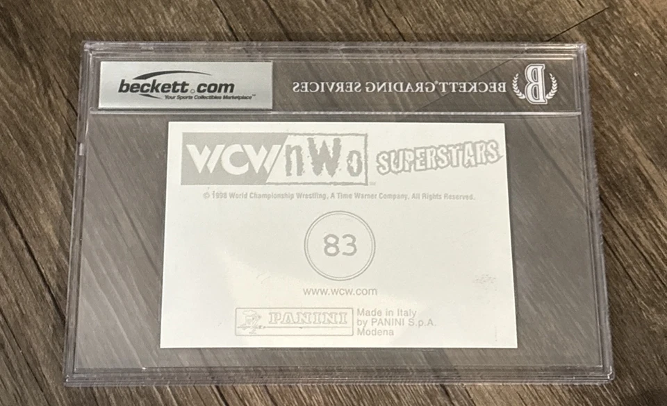 EDDIE GUERRERO 1998 PANINI WCW/NWO SIGNED AUTOGRAPHED ROOKIE CARD BAS AUTHENTIC - Image 3 of 3