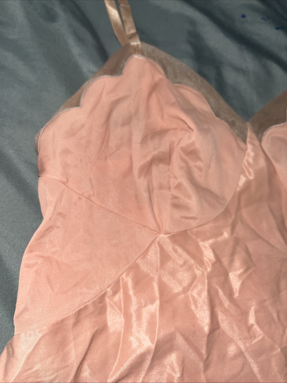 Vtg Kayser Movie Star Nylon Pink Pinup Slip Lingerie Nightgown Adjustable Straps